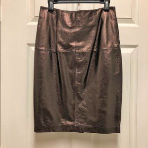 Antonio Melani women's leather pencil skirt, size  M, brand new, newer worn